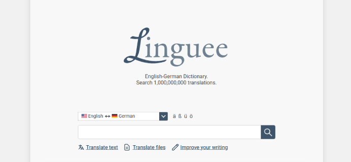 Linguee translator app
